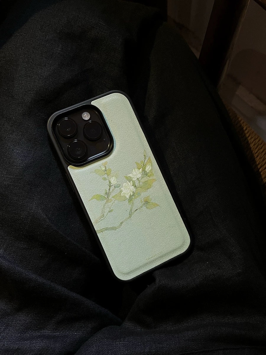 iPhone Case Vegan Leather Gardenia