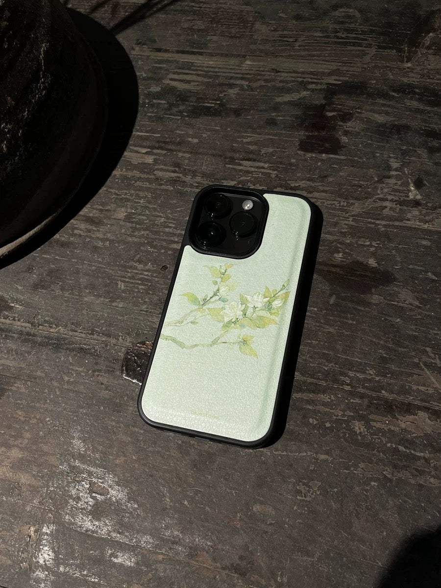 iPhone Case Vegan Leather Gardenia