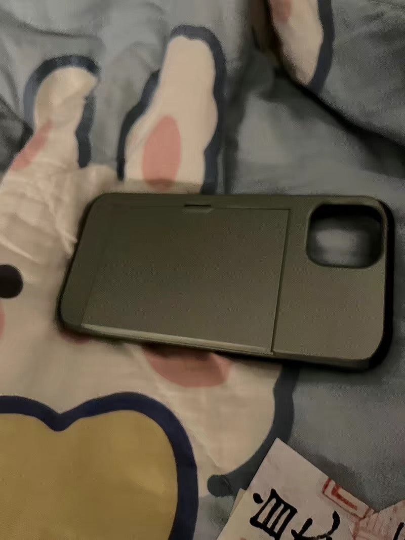 IPhone Wallet Case Full Protect Slide Card Holder