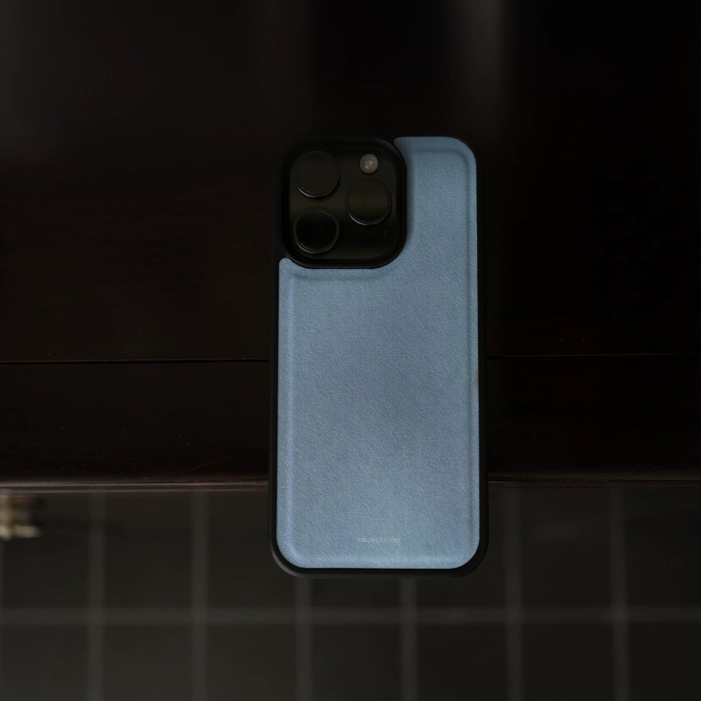 iPhone Vegan Leather Light Blue