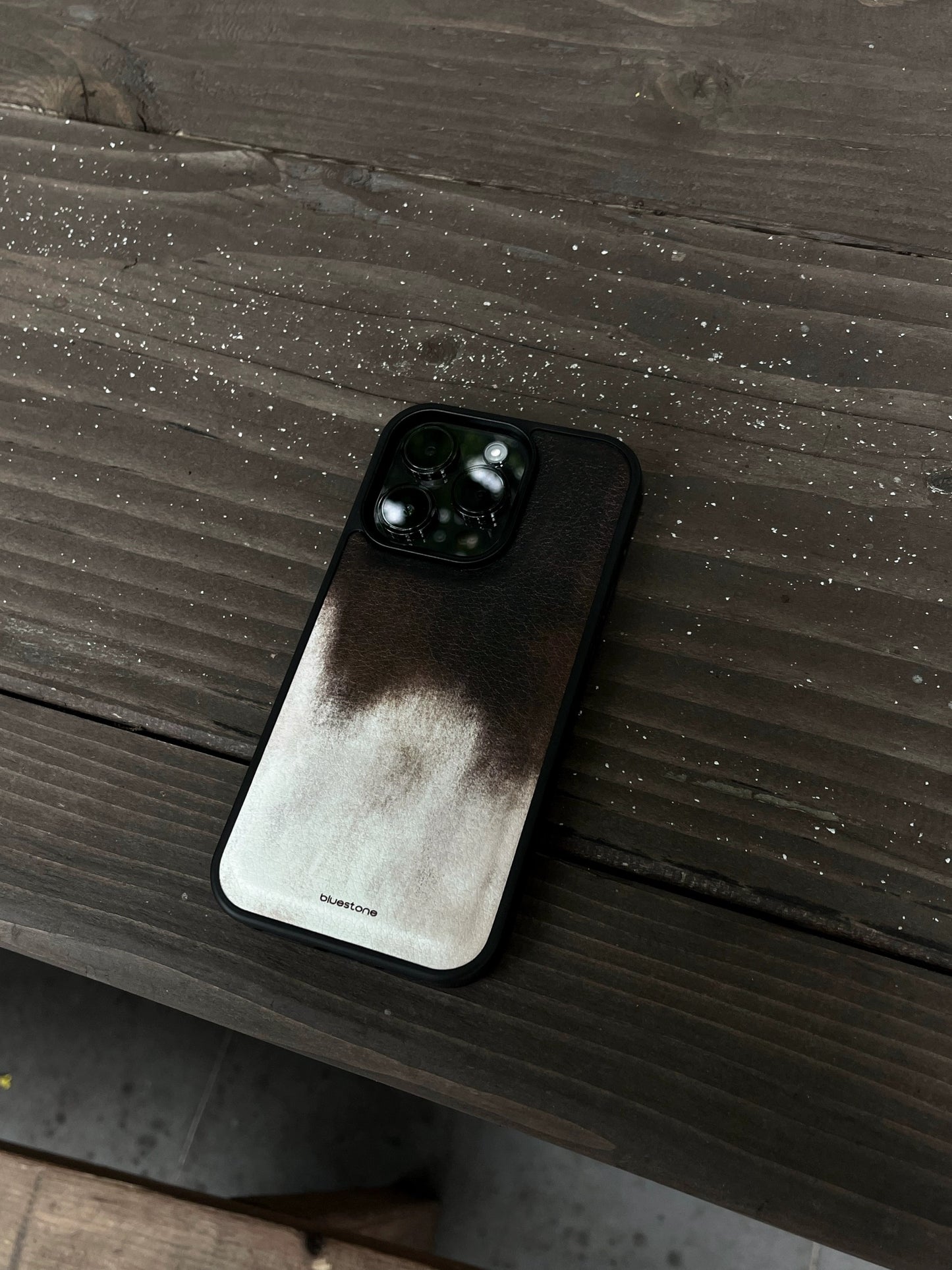 iPhone Case Vegan Leather Chocolate and Milk Color