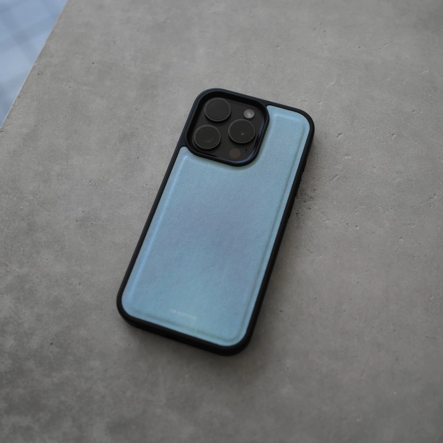 iPhone Vegan Leather Light Blue