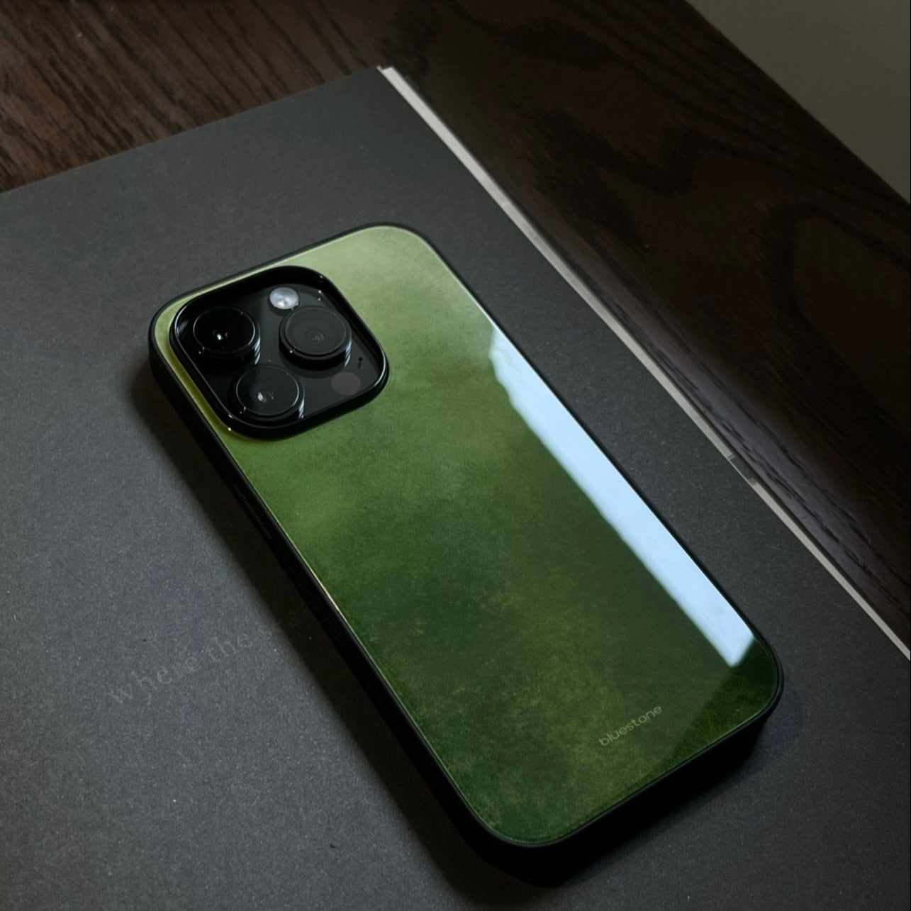 IPhone Case Green Glaze Style