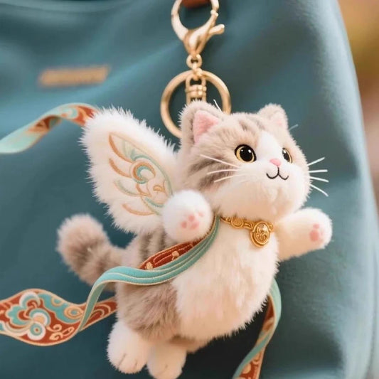 Cute and Soft Cat Stuff Animal Key Chain