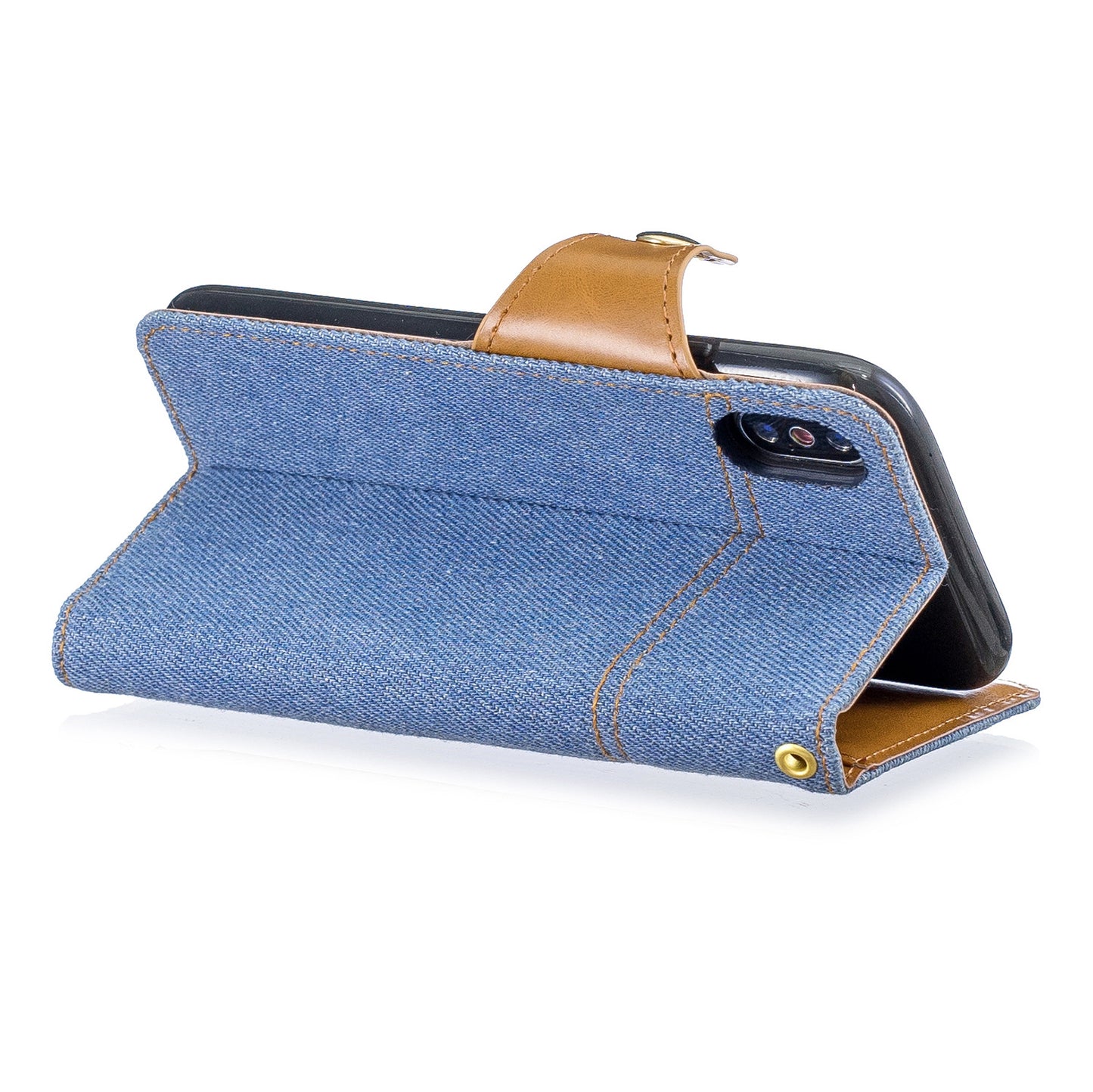 IPhone Wallet Case Card Holder Jeans Style