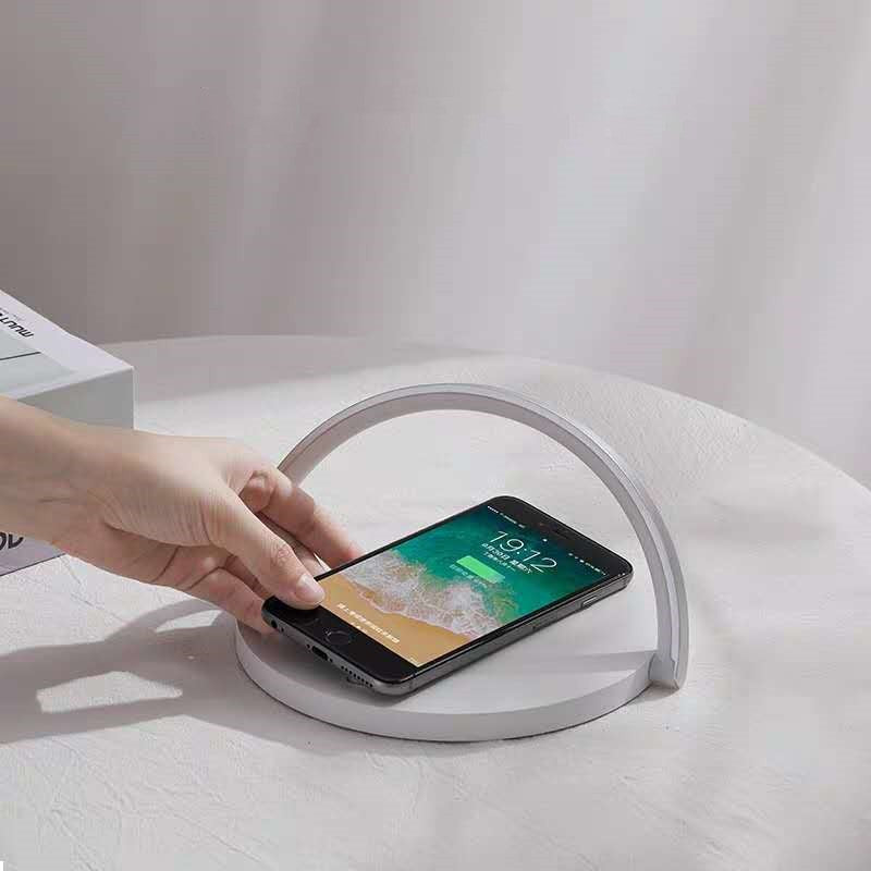Wireless Charger with Night Light and Phone Stand