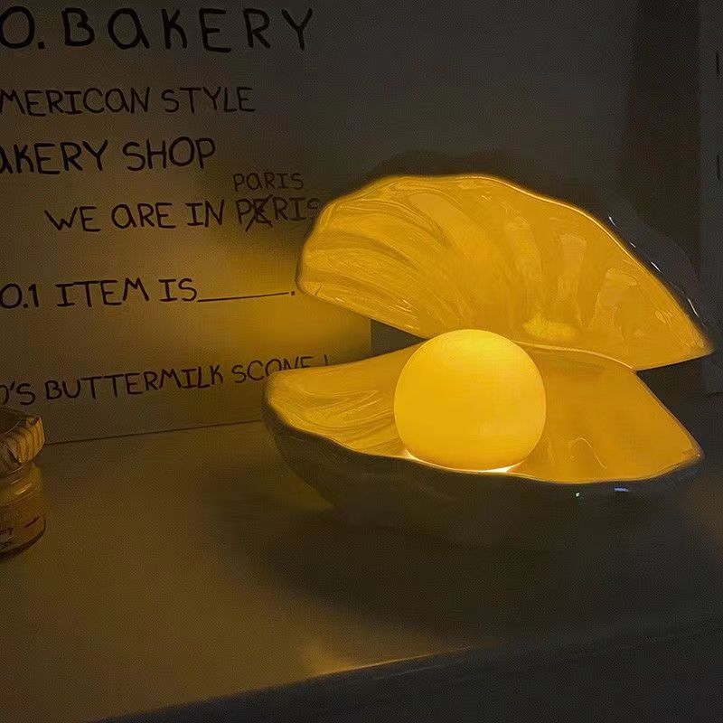 Shell Warm Light Desk Ornament Home Décor Gift