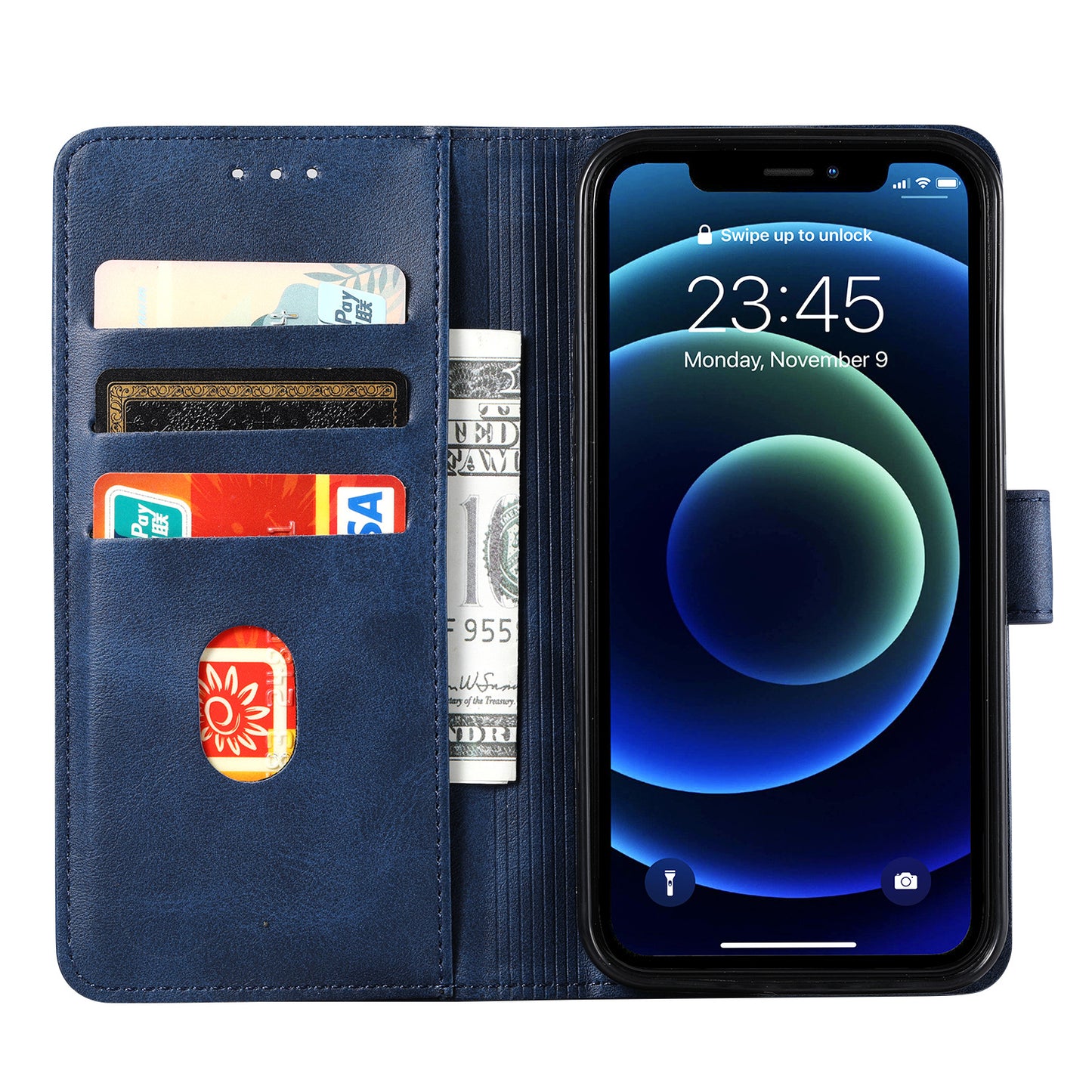 IPhone Wallet Case Black