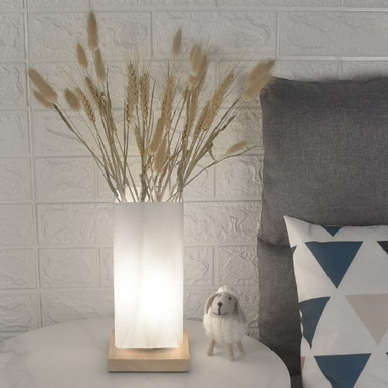 Wheat Ear Flowers Plant Pug in Lamp Home Decoration Light LED USB
