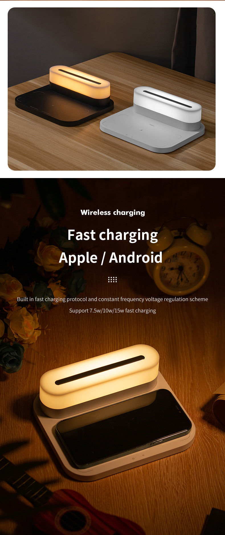 Wireless Charger with Night Light