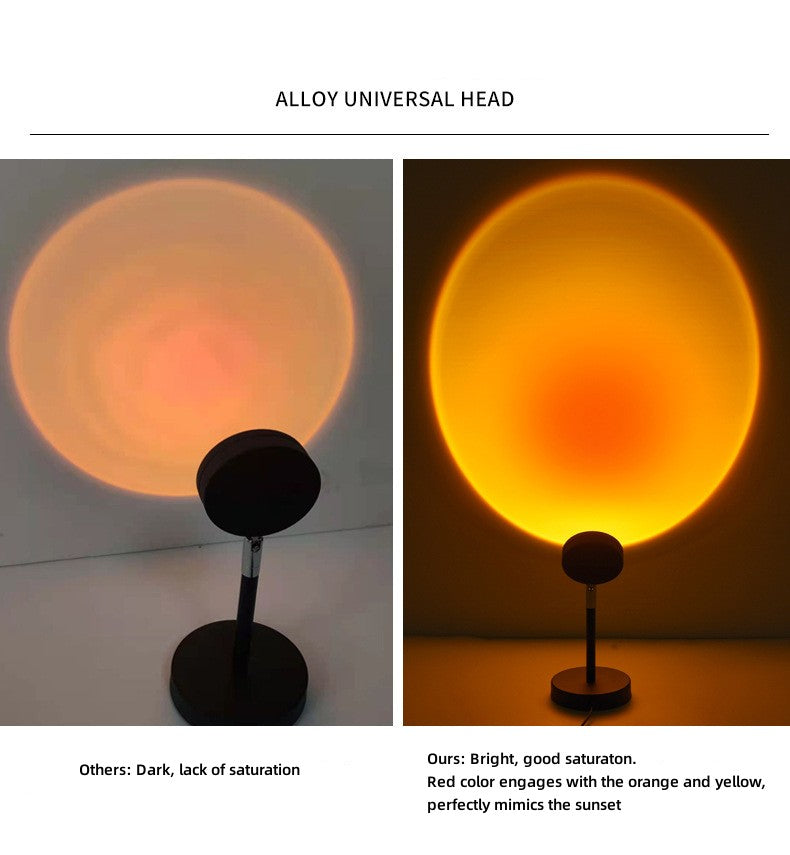 Sunset Lamp Home Decor Five Colors