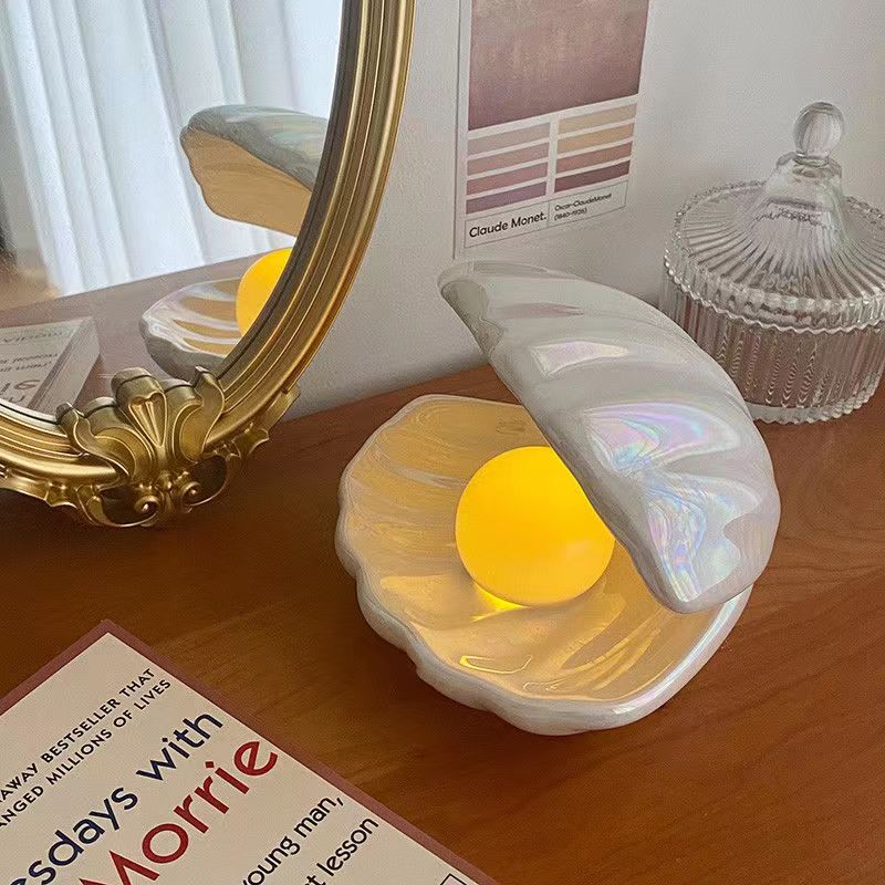 Shell Warm Light Desk Ornament Home Décor Gift