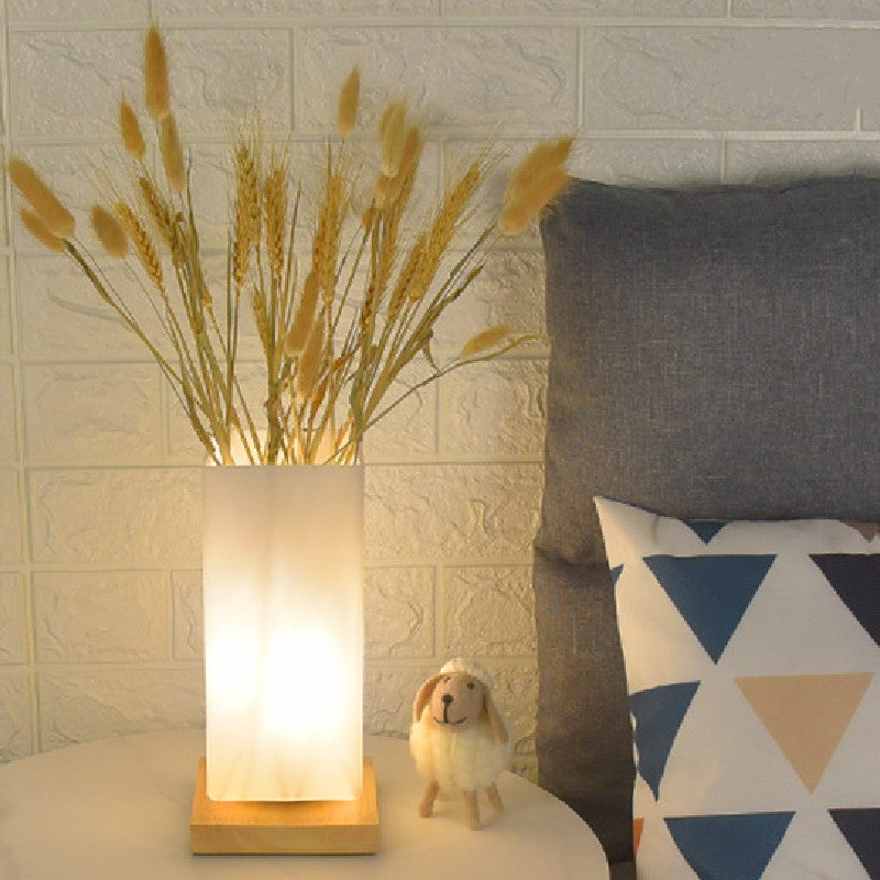 Wheat Ear Flowers Plant Pug in Lamp Home Decoration Light LED USB