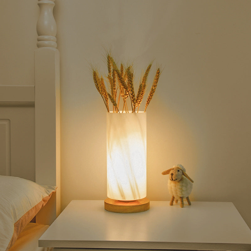 Wheat Ear Flowers Plant Pug in Lamp Home Decoration Light LED USB
