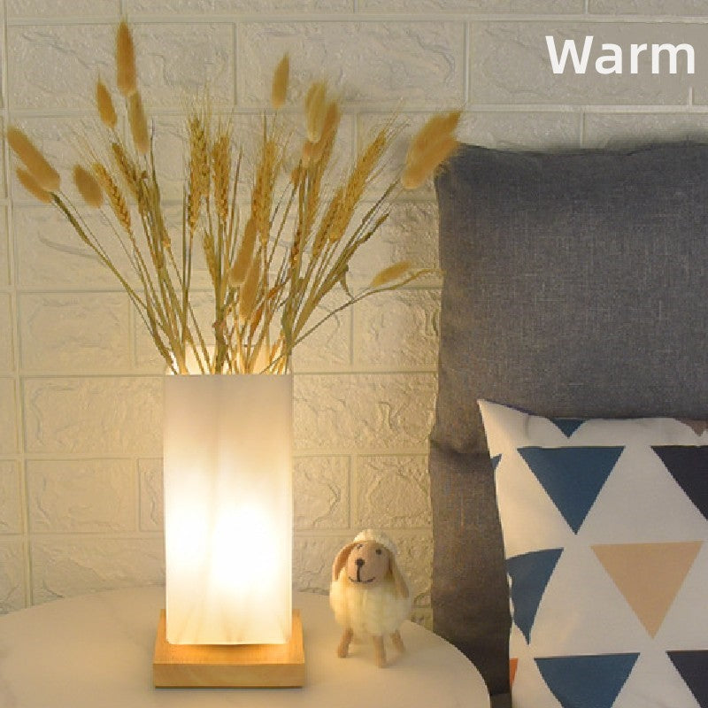 Wheat Ear Flowers Plant Pug in Lamp Home Decoration Light LED USB