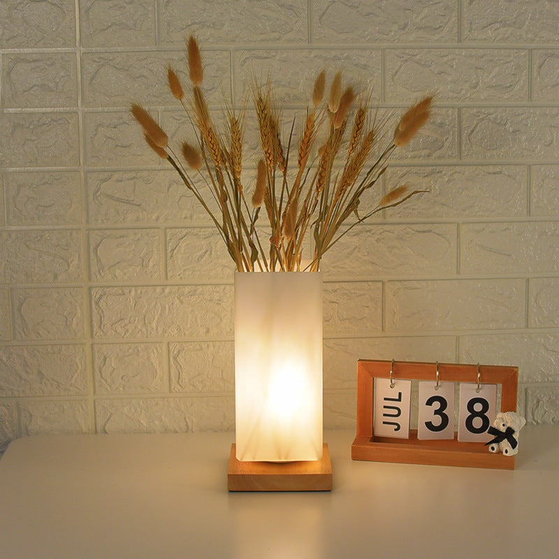 Wheat Ear Flowers Plant Pug in Lamp Home Decoration Light LED USB