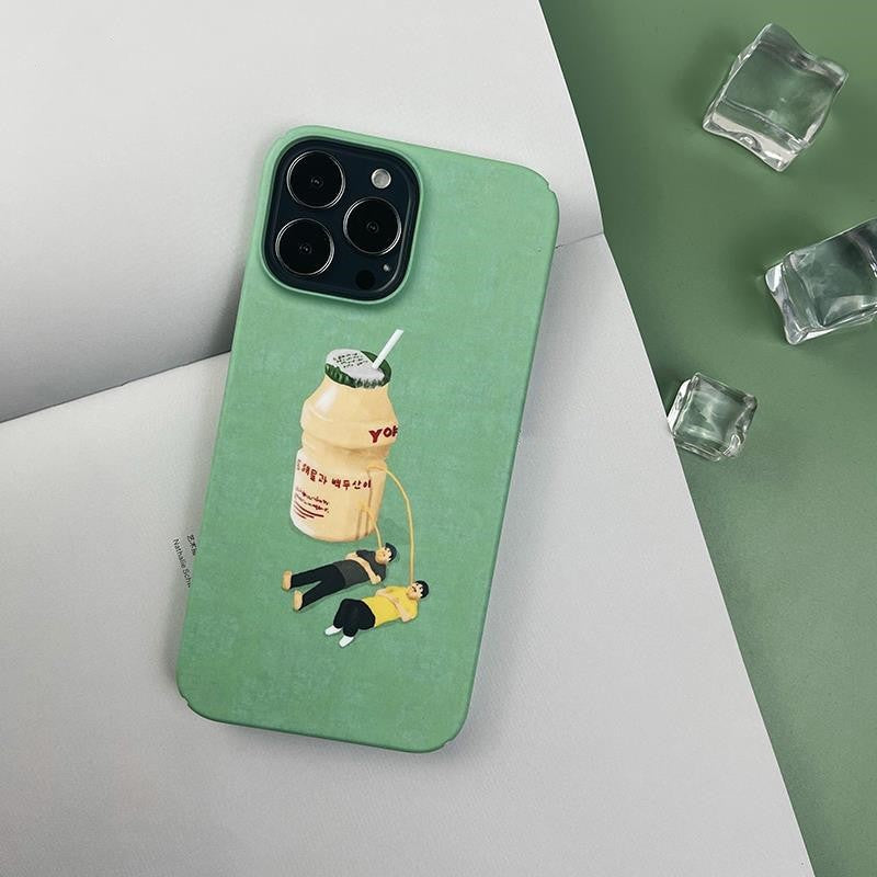 IPhone Case Yogurt Avacado Green