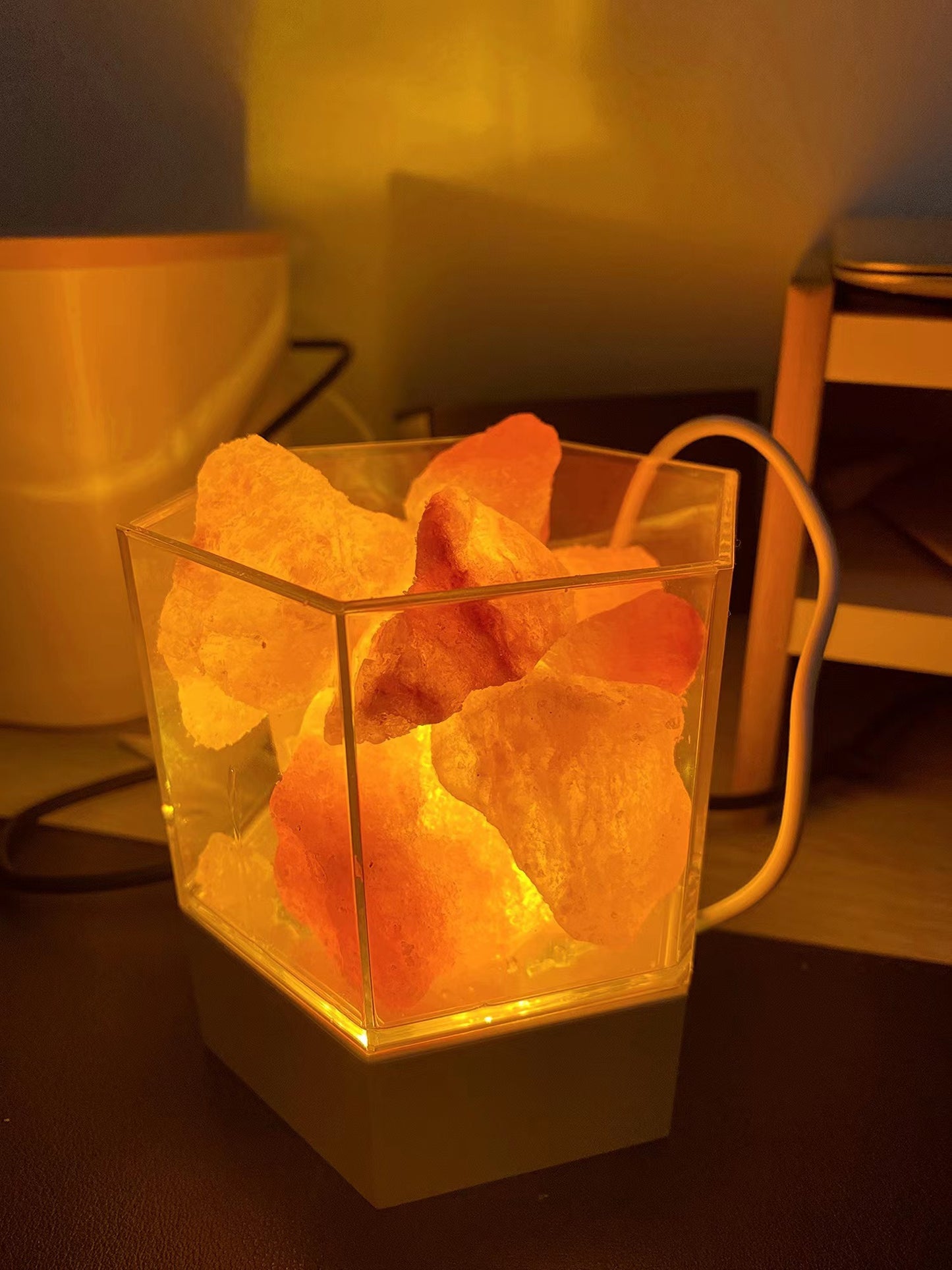Salt Lamp with Adjustable Light Novelty Lamp