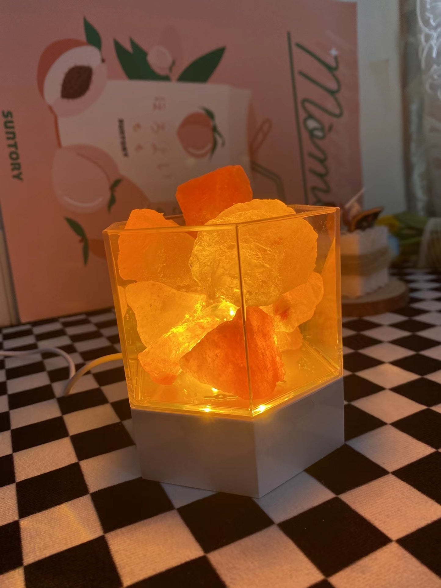 Salt Lamp with Adjustable Light Novelty Lamp