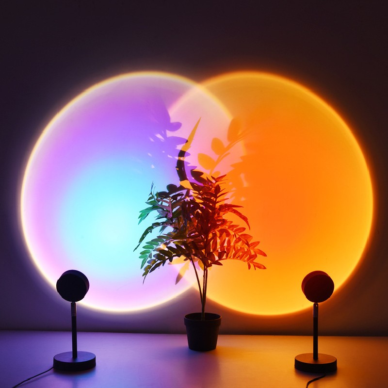 Sunset Lamp Home Decor Five Colors