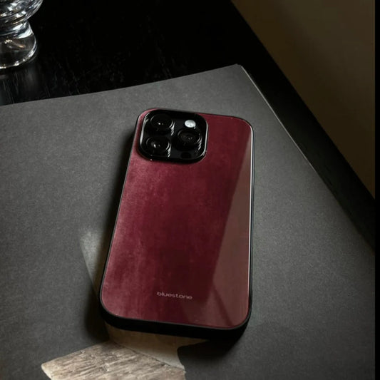 Best Looking IPhone Case Burgundy Red Glaze Style