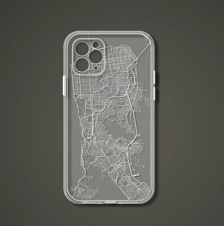 IPhone Case City Map Style