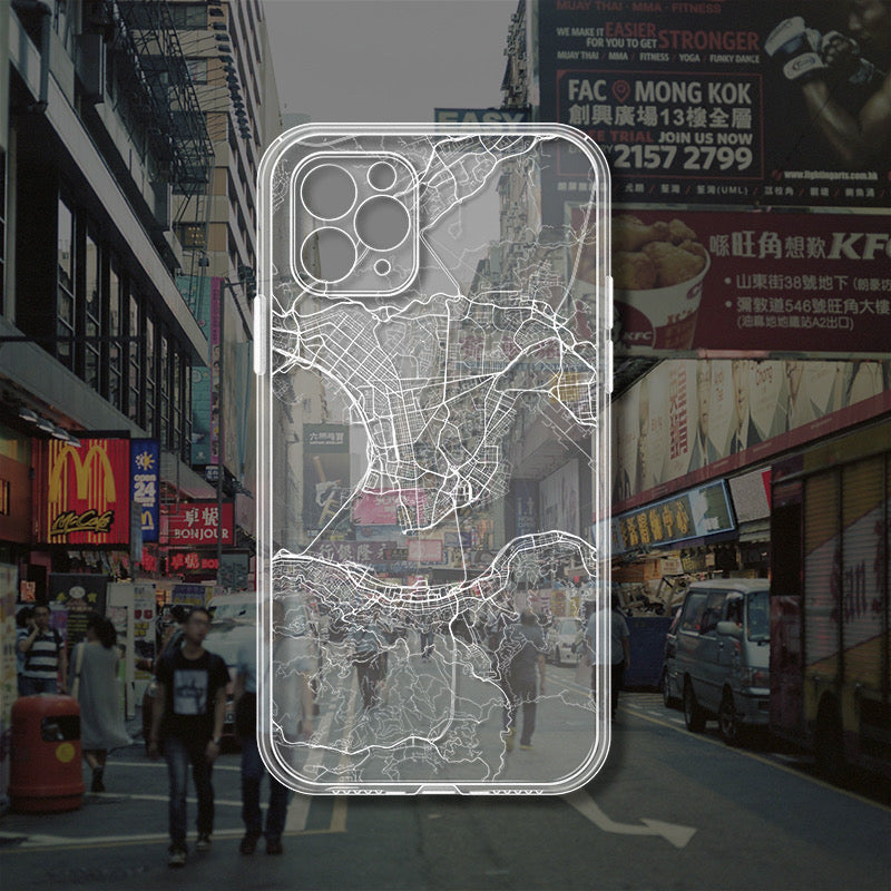Ios Map Front Cover IPhone Case City Map Style – All the beautiful things