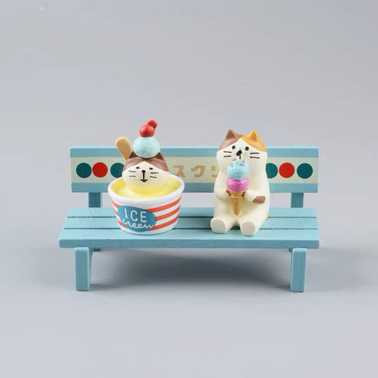 Adorable Ice-cream Cats Home Decor Accent