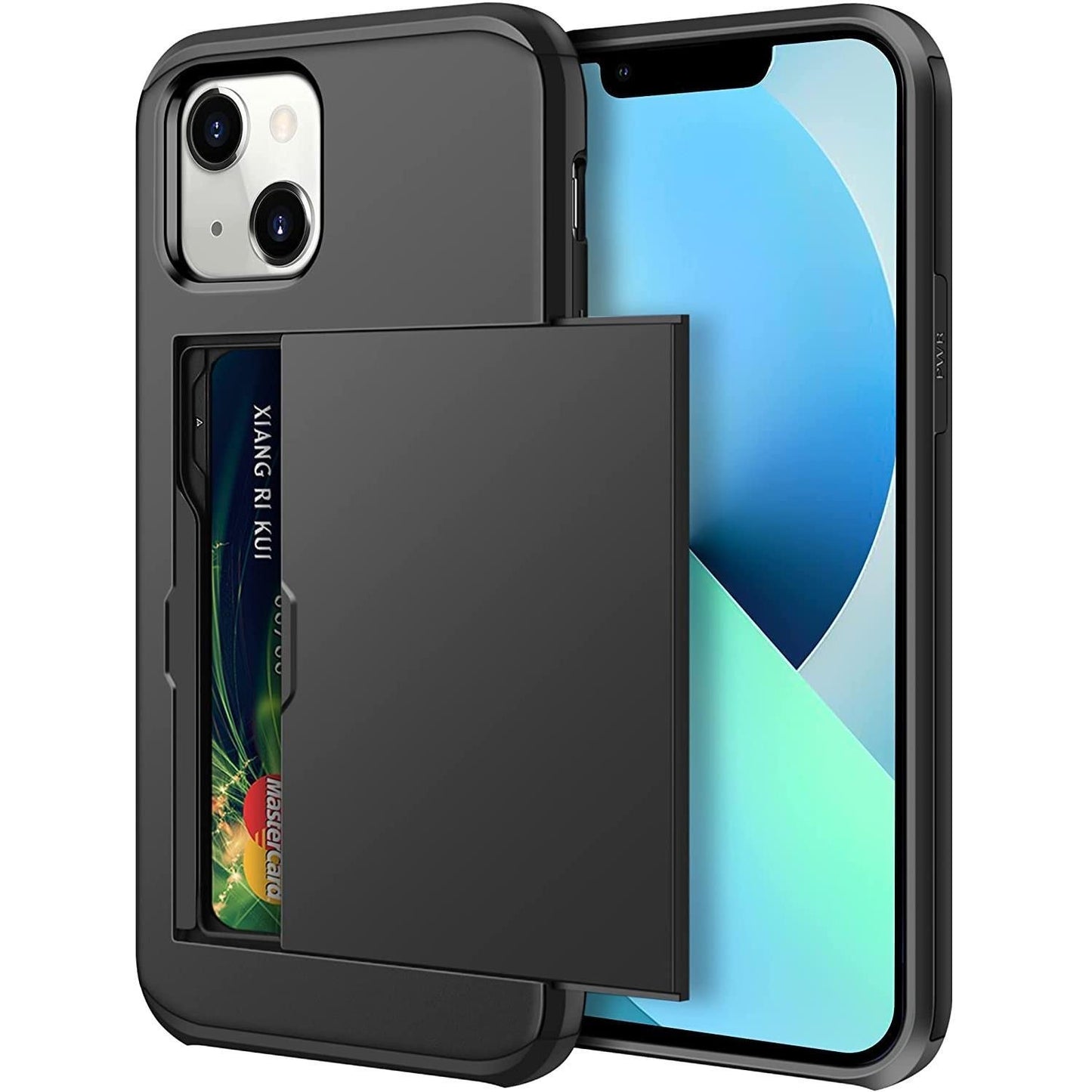 IPhone Wallet Case Full Protect Slide Card Holder