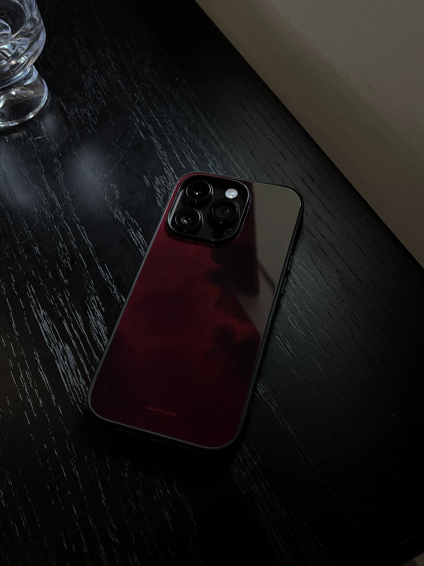 iPhone Case Dark Red Cloud Glaze