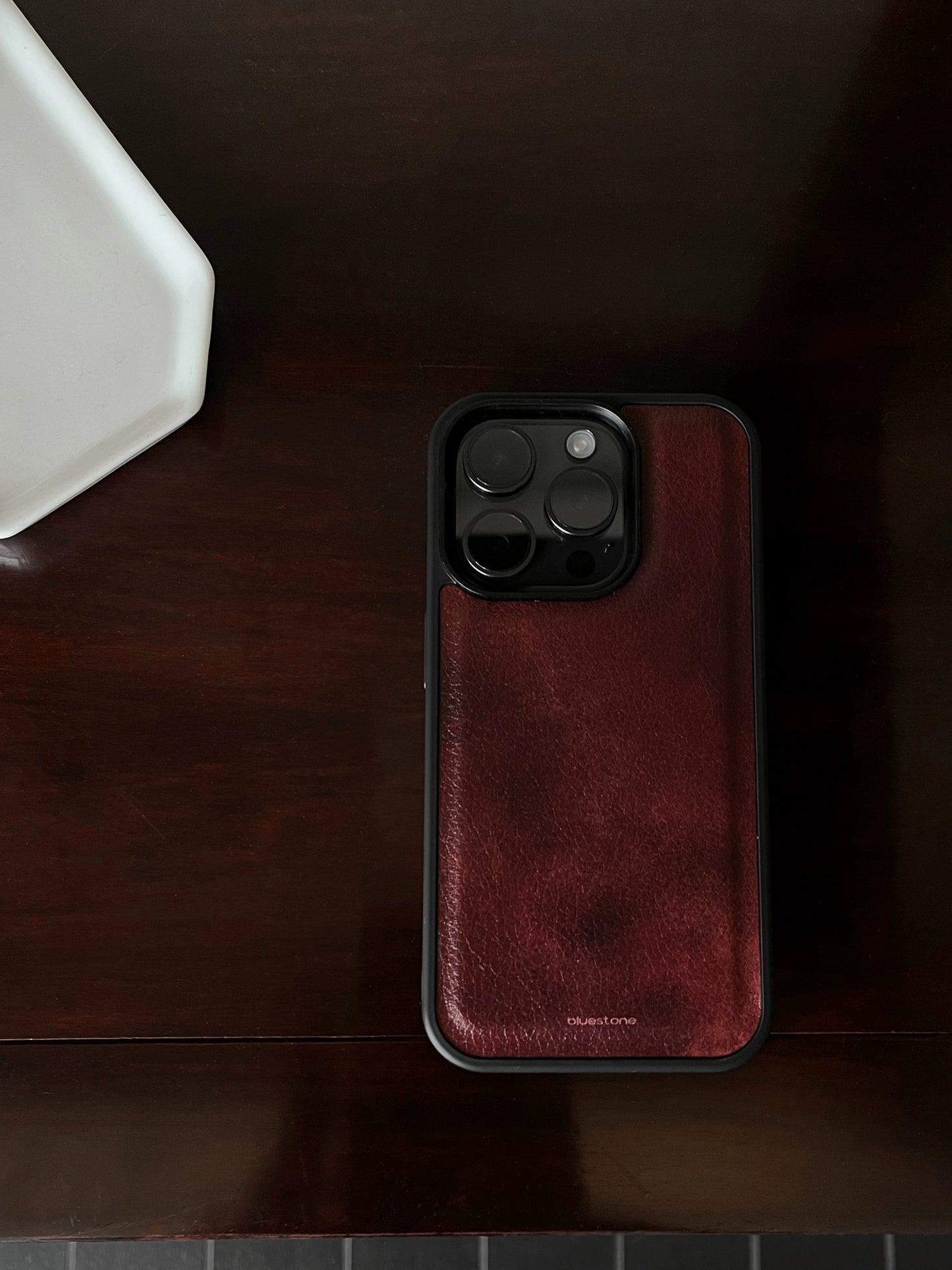 IPhone Faded Red Vegan Leather