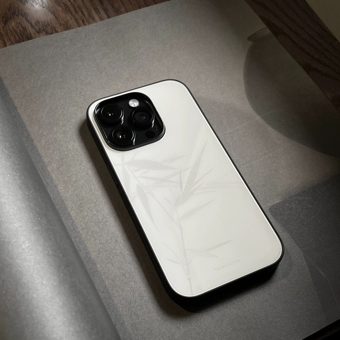 IPhone Case Glaze Reinforced Glass Porcelain-like White