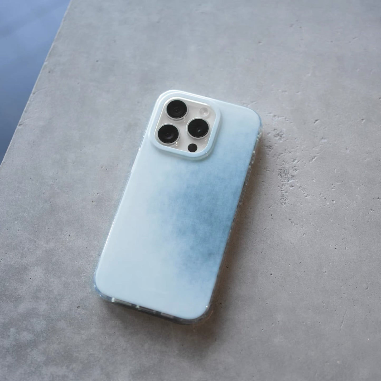 iPhone Case Light Blue Gradient