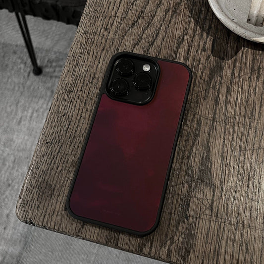 IPhone Case Burgundy Acrylic