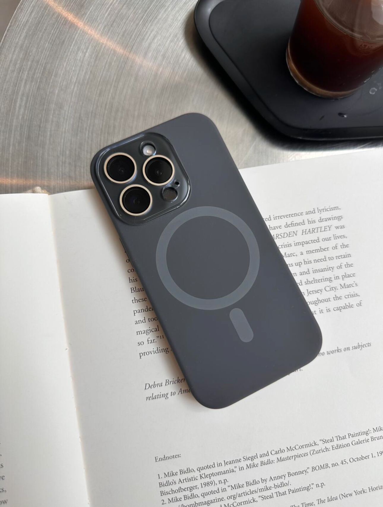 IPhone Case Black Silicone MagSafe