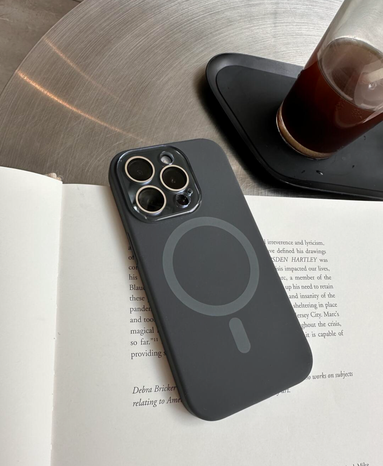 IPhone Case Black Silicone MagSafe