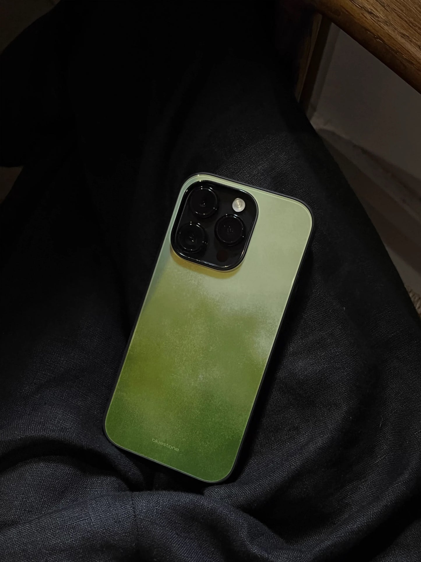 IPhone Case Green Plum Color Glaze Style