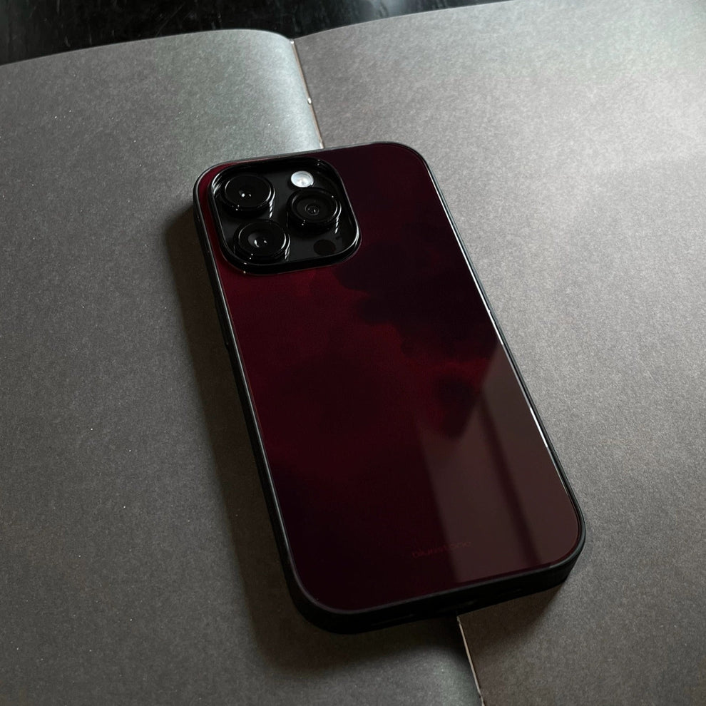 Red Case iPhone Case Dark Red Cloud Glaze – All the beautiful things
