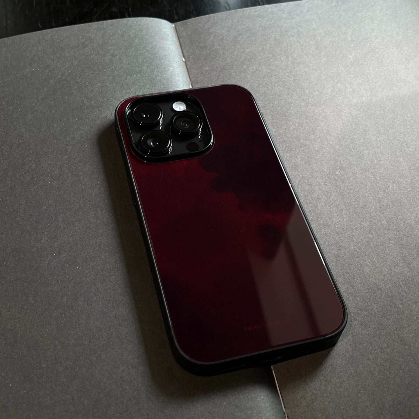 iPhone Case Dark Red Cloud Glaze