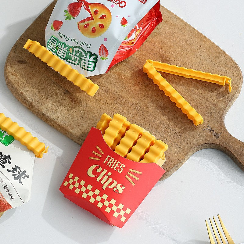 Fridge Magnet Sticky Board Fries Style Food Sealer