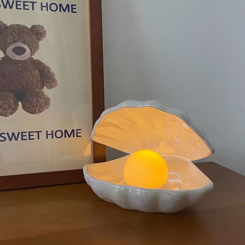 Shell Warm Light Desk Ornament Home Décor Gift