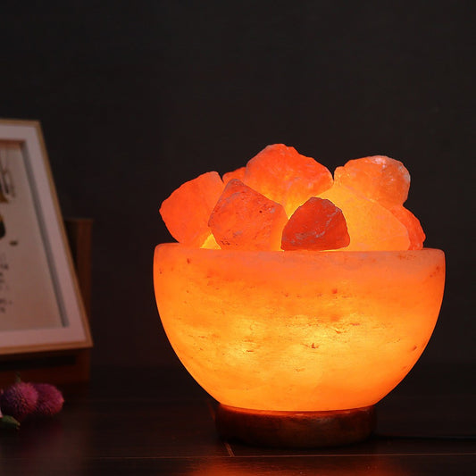 Himalaya Salt Lamp with Bowl Novelty Light