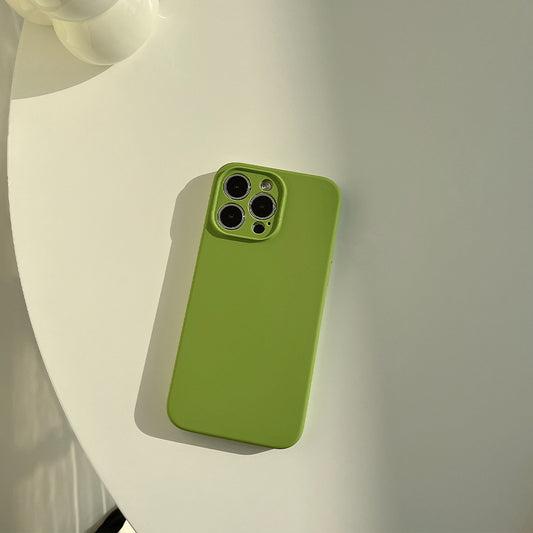 Silicone IPhone Case Mustard Green