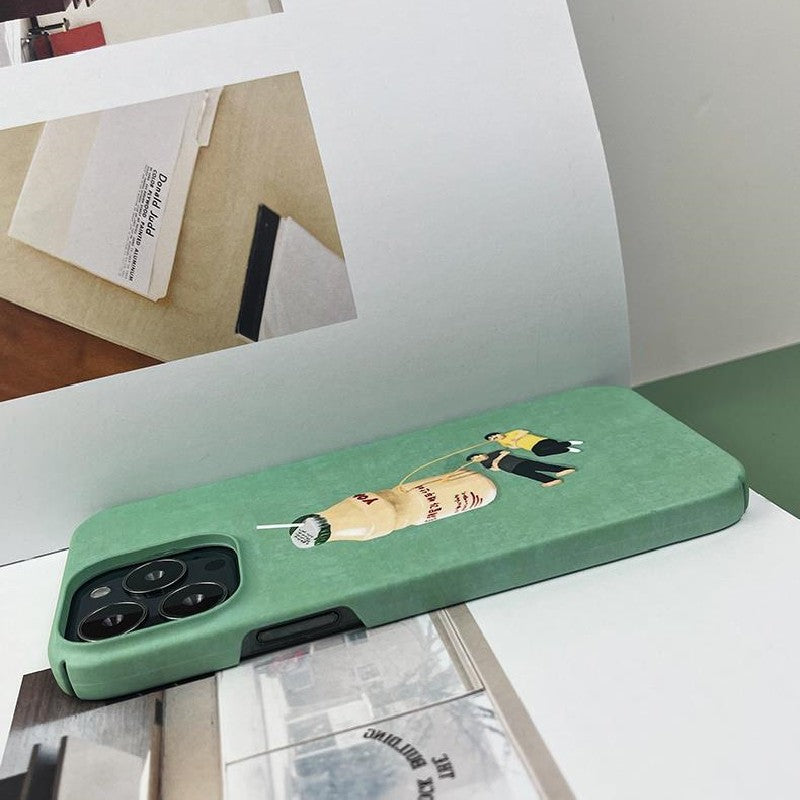 IPhone Case Yogurt Avacado Green