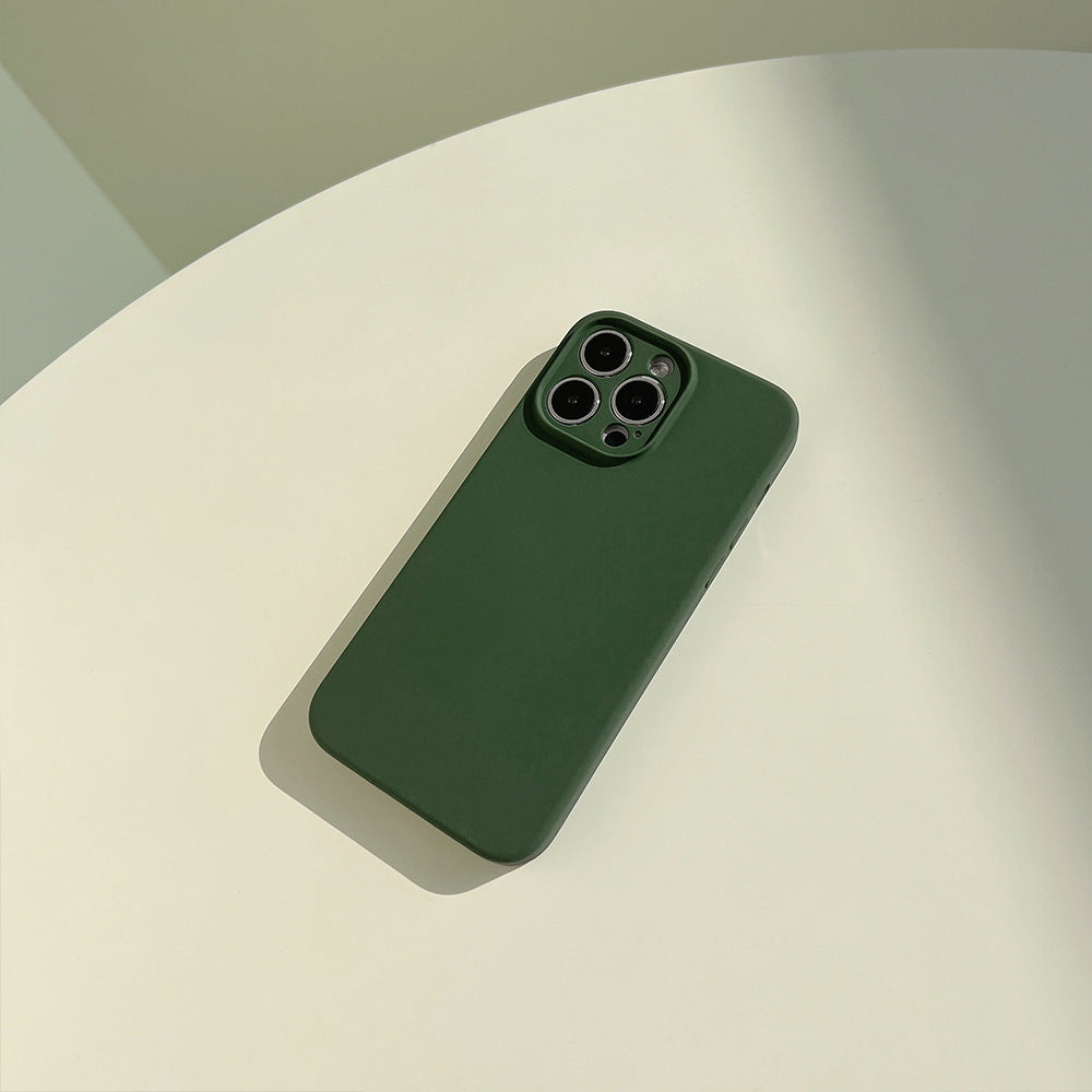 Silicone IPhone Dark Green