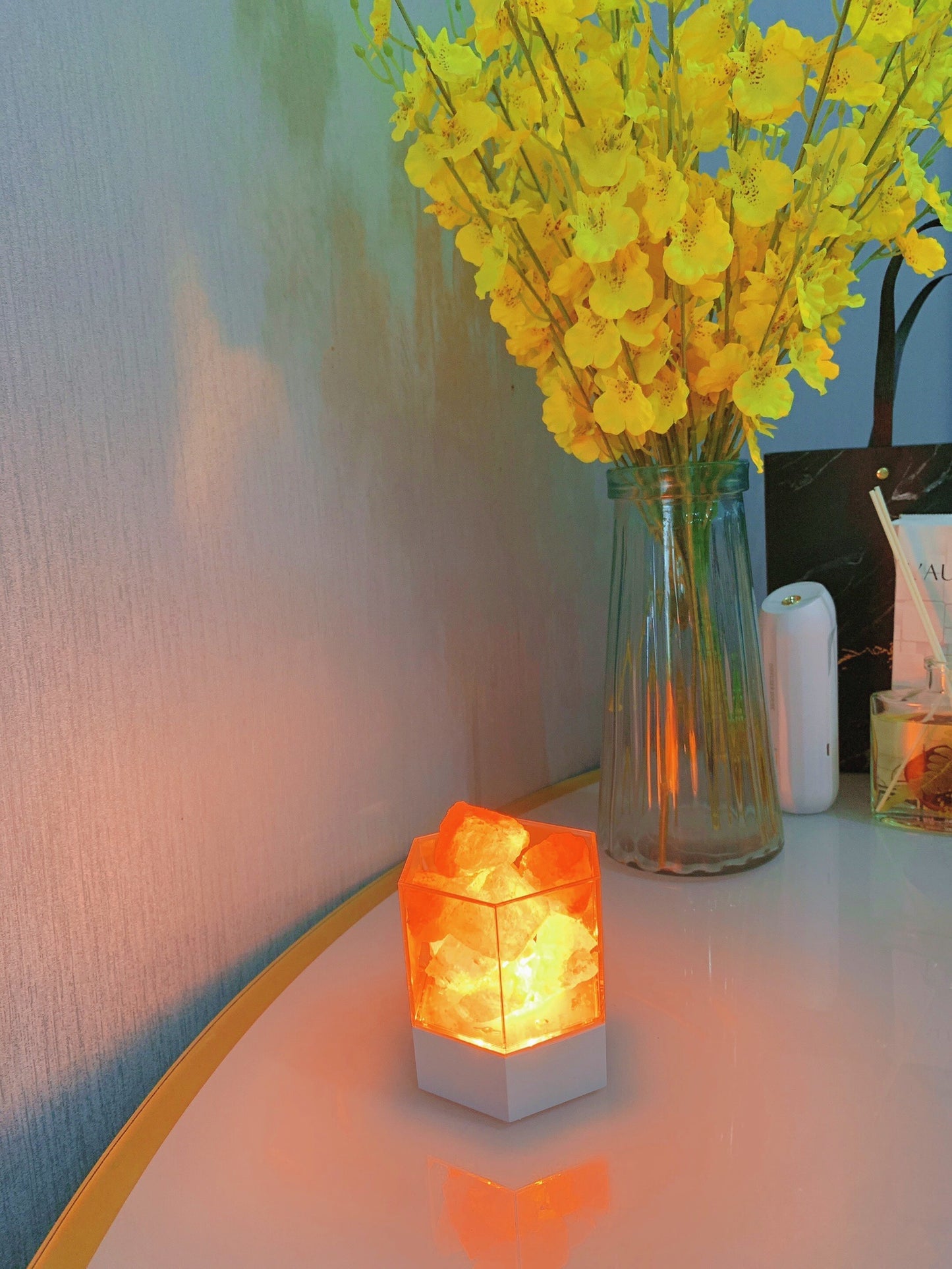 Salt Lamp with Adjustable Light Novelty Lamp